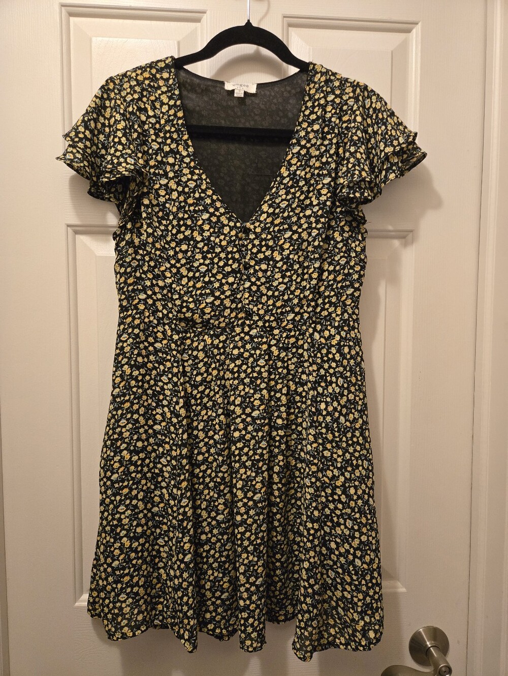 Umgee Floral Mini Dress Size Small